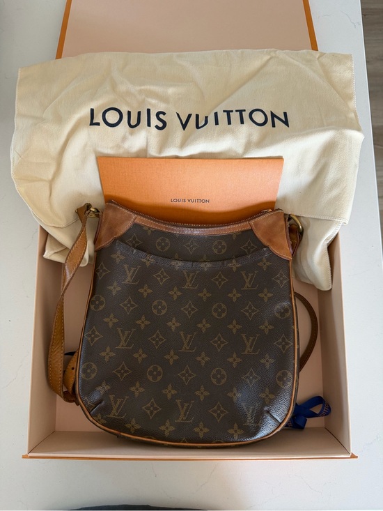 Louis Vuitton Handbags - Louis Vuitton Odeon Monogram Canvas Crossbody in Brown and Tan